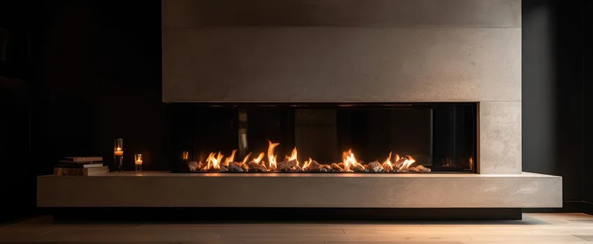 Gas Fireplace Ember Bed Design Services in Skokie, Illinois